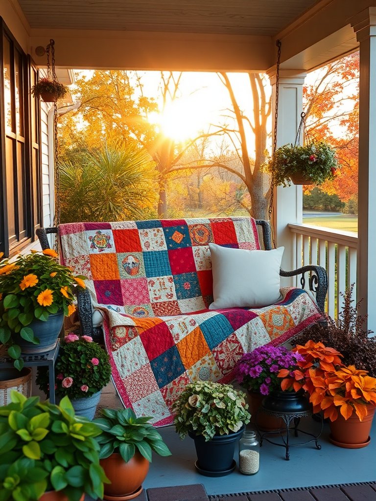 Porch Swing Serenity Awaits