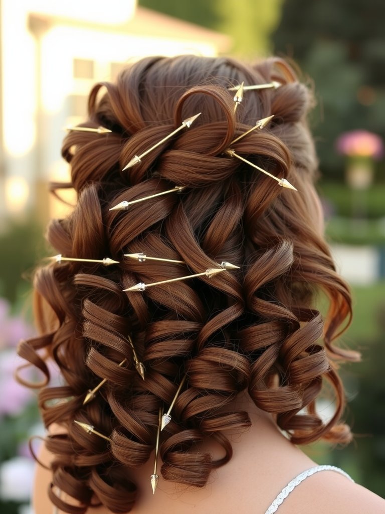 Golden Glam Curls