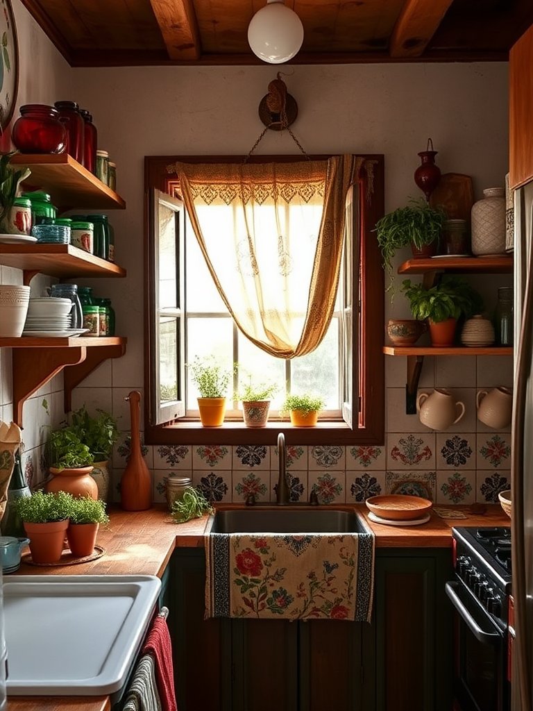 Boho Chic Kitchen Vibes