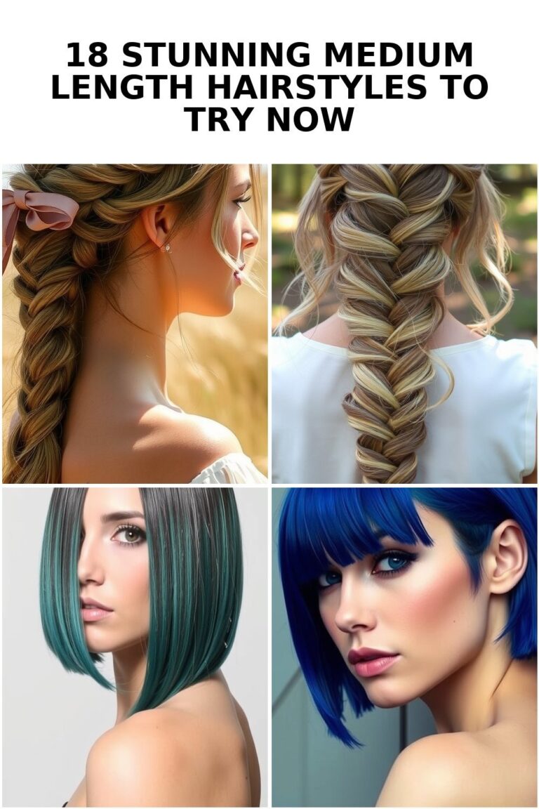 18 Stunning Medium Length Hairstyles to Try Now