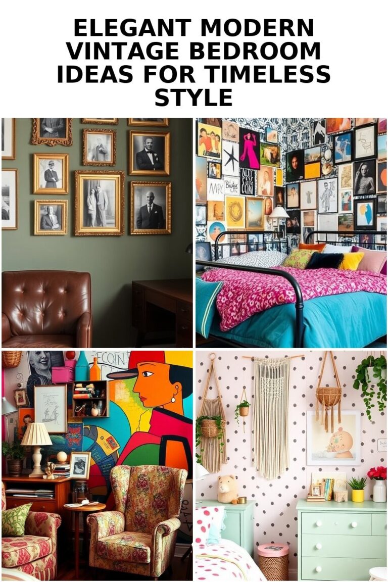 Transform Your Space with 18 Modern Vintage Bedroom Ideas