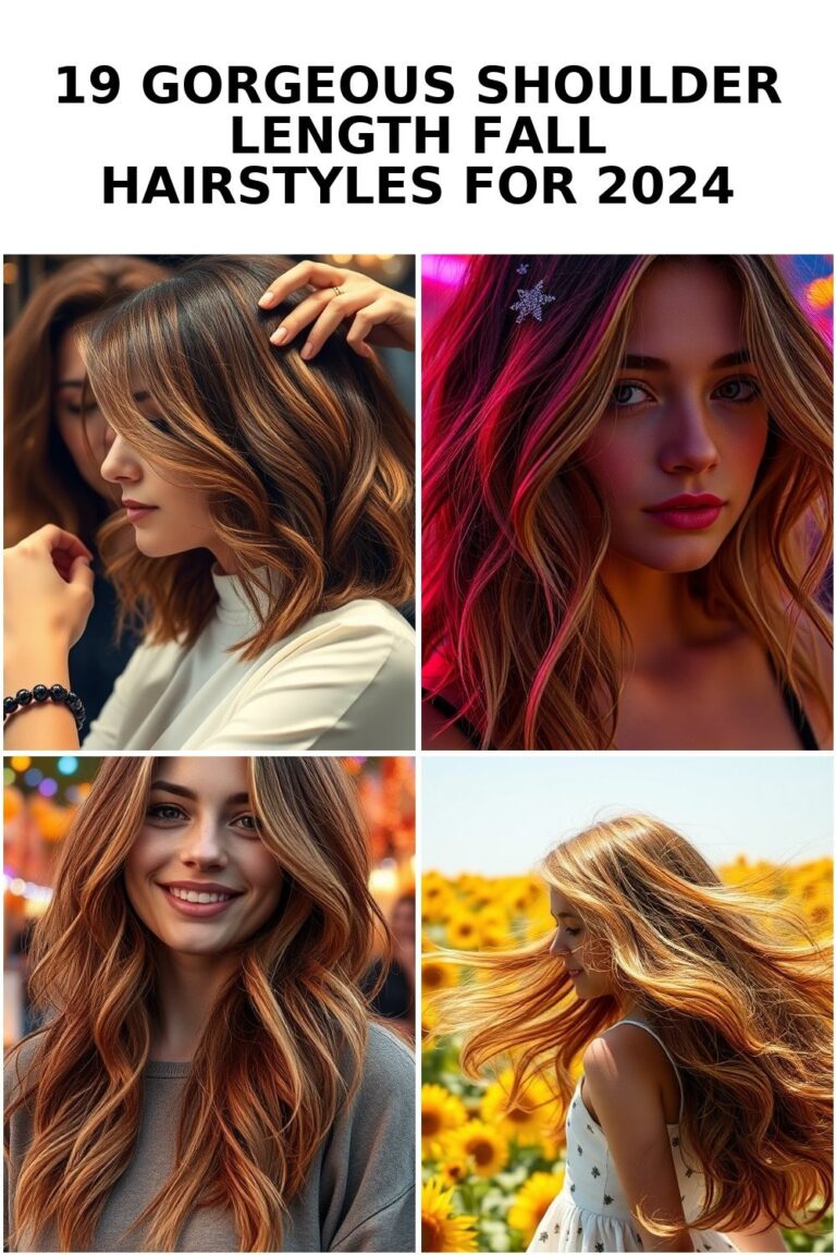 19 Trendy Shoulder-Length Hair Ideas for Fall 2024