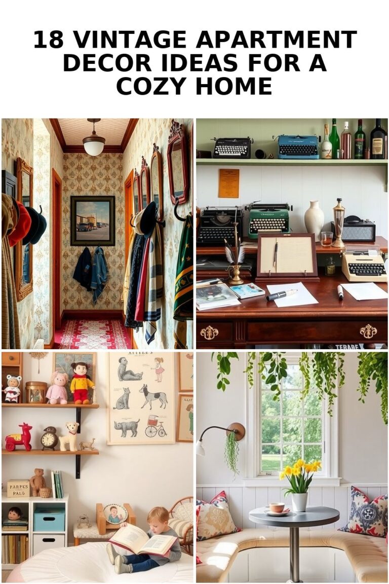18 Vintage Apartment Decor Ideas for a Cozy Home