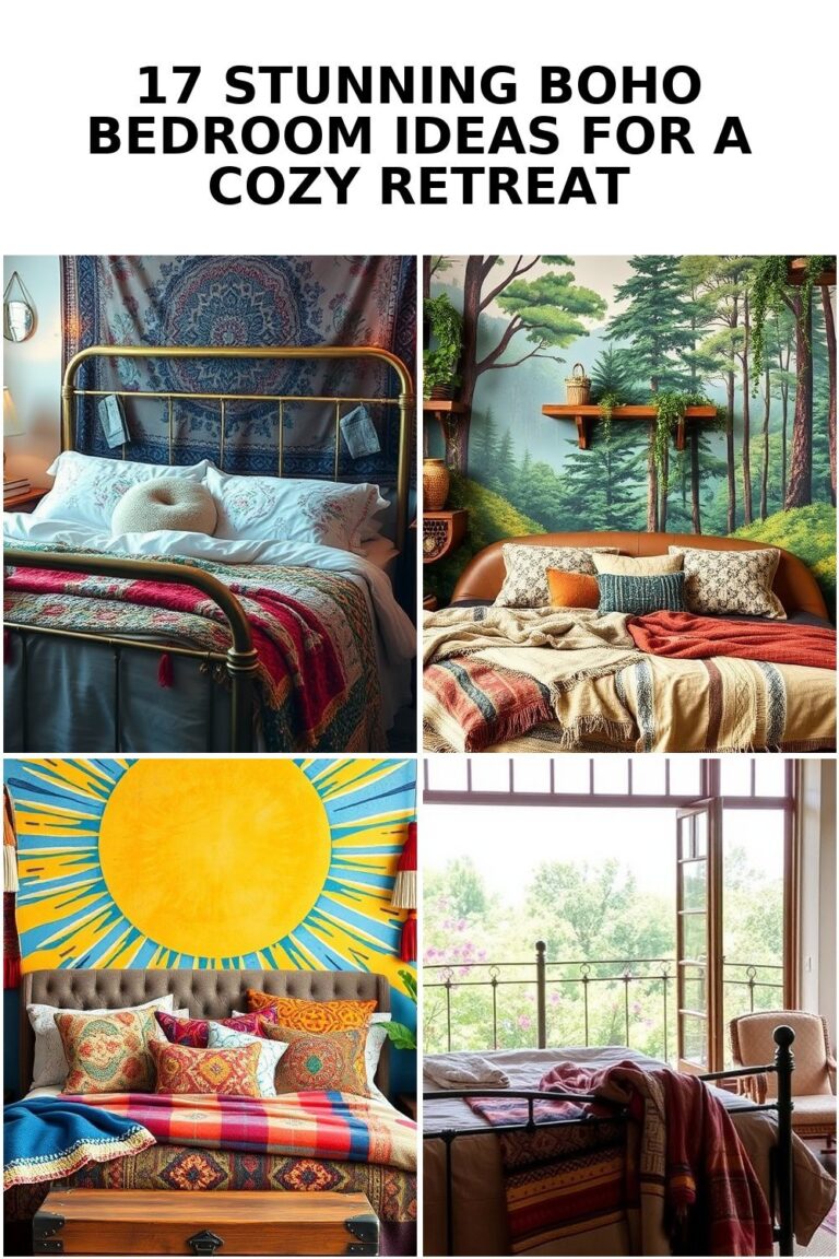 17 Beautiful Boho Bedroom Ideas for a Cozy Retreat