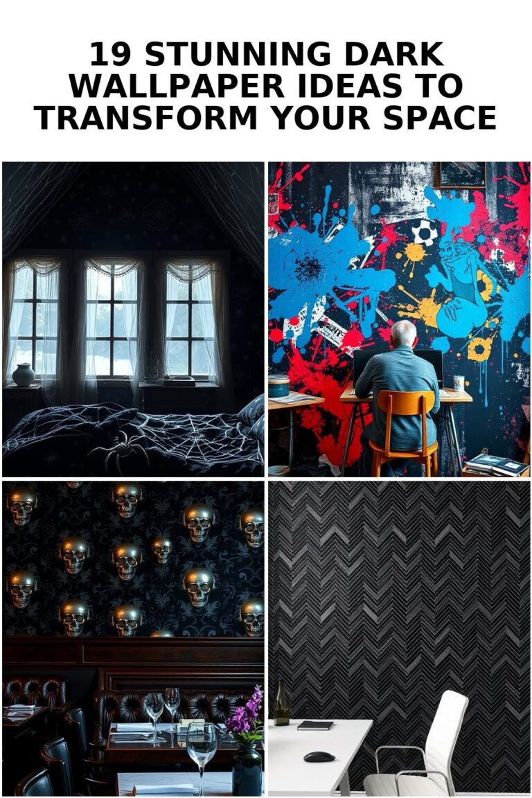 19 Captivating Dark Wallpaper Ideas to Transform Your Space