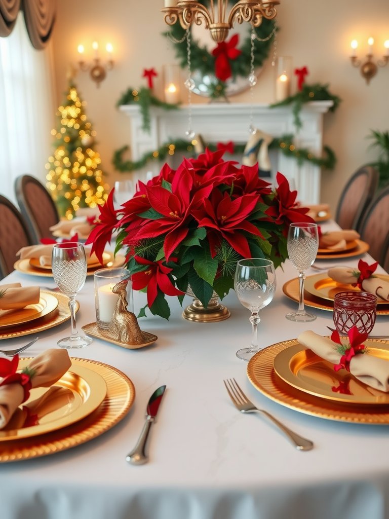 Elegant Holiday Table Setting