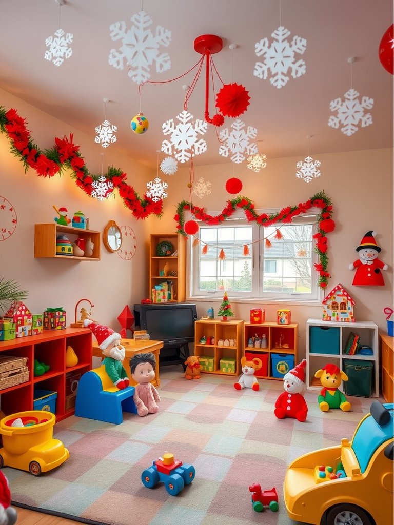 Joyful Holiday Playroom Vibes