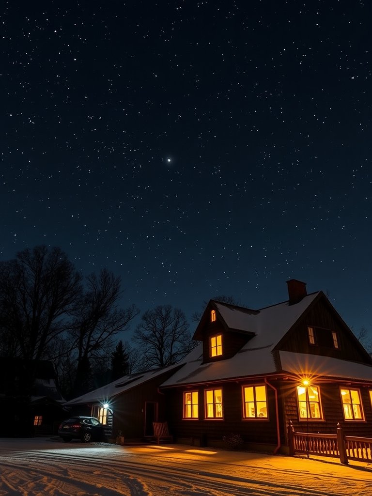 Starry Winter Serenity