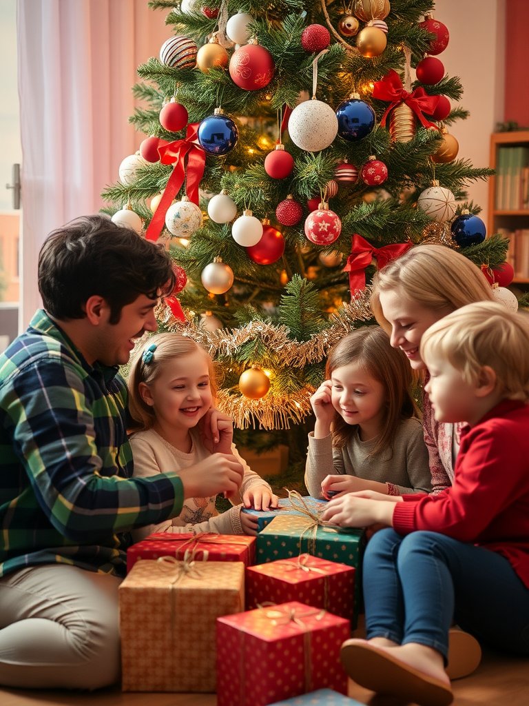 Joyful Moments Under The Tree