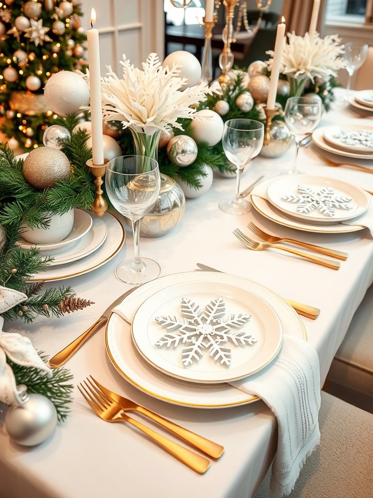 Chic Winter Wonderland Table