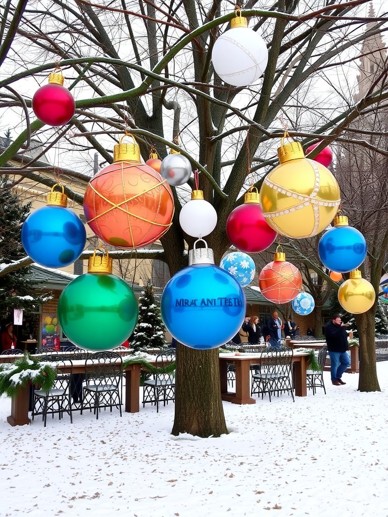 Giant Ornaments Wonderland