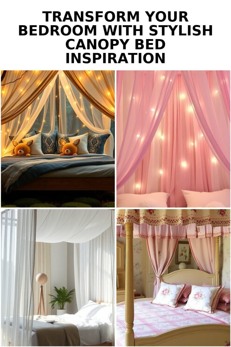 Transform Your Bedroom with Stunning Canopy Bed Inspiration