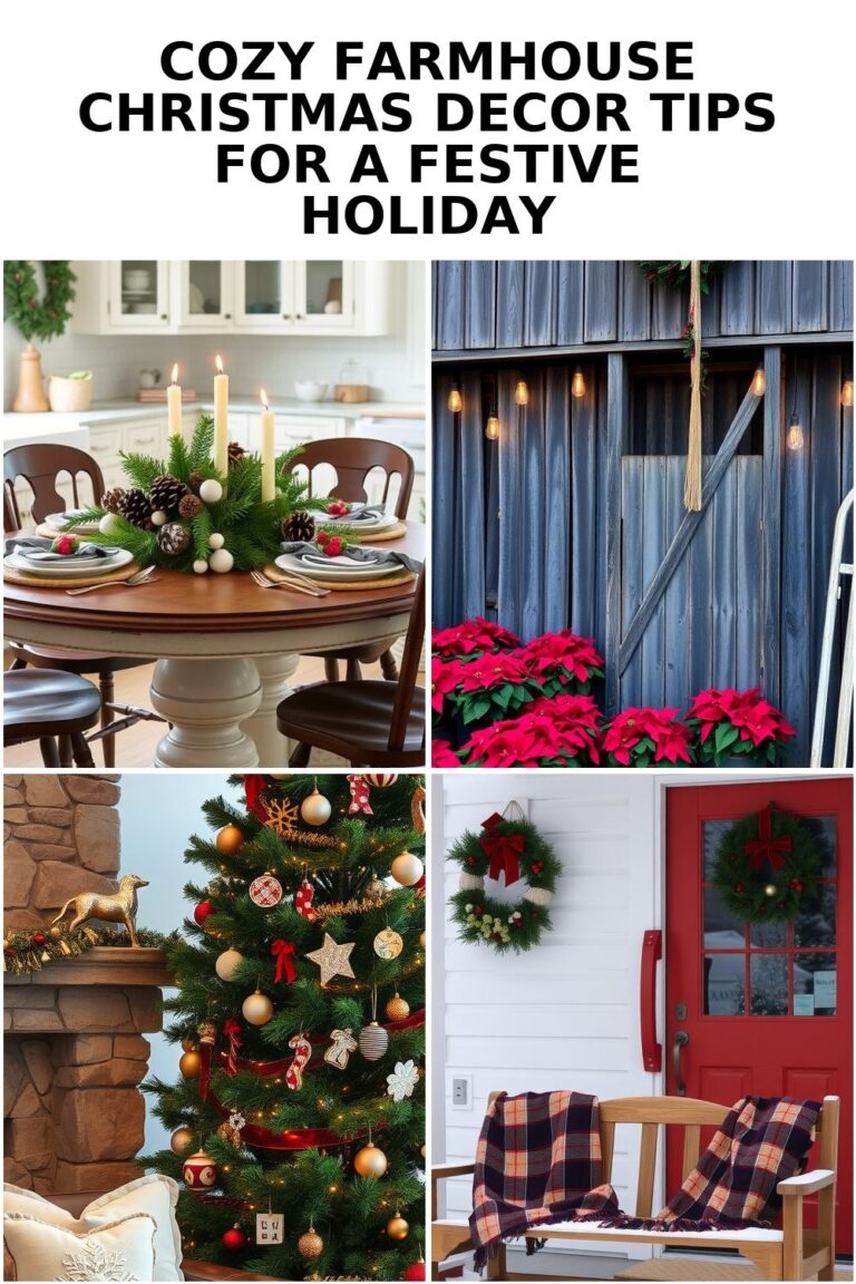 Cozy Farmhouse Christmas Decor Tips for a Festive Home