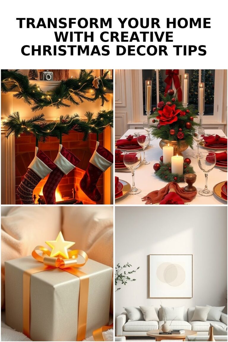 Transform Your Space with Festive Christmas Decor Inspiration