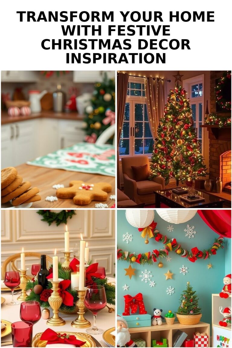 Transform Your Space with Festive Christmas Decor Tips