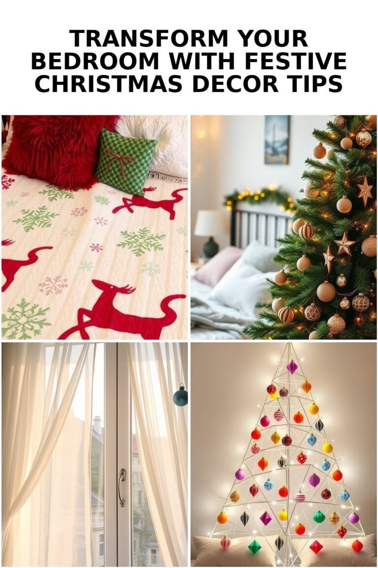 Transform Your Bedroom with Festive Christmas Decor Tips