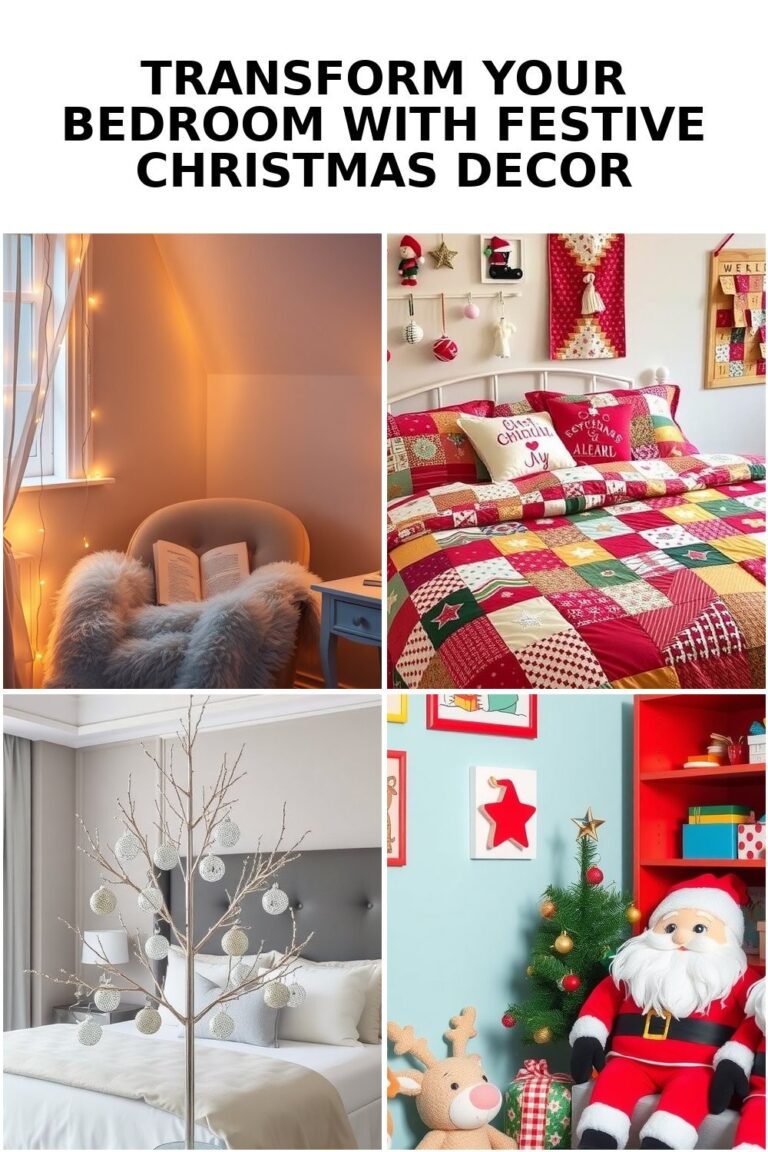 Transform Your Bedroom with Festive Christmas Decor Ideas