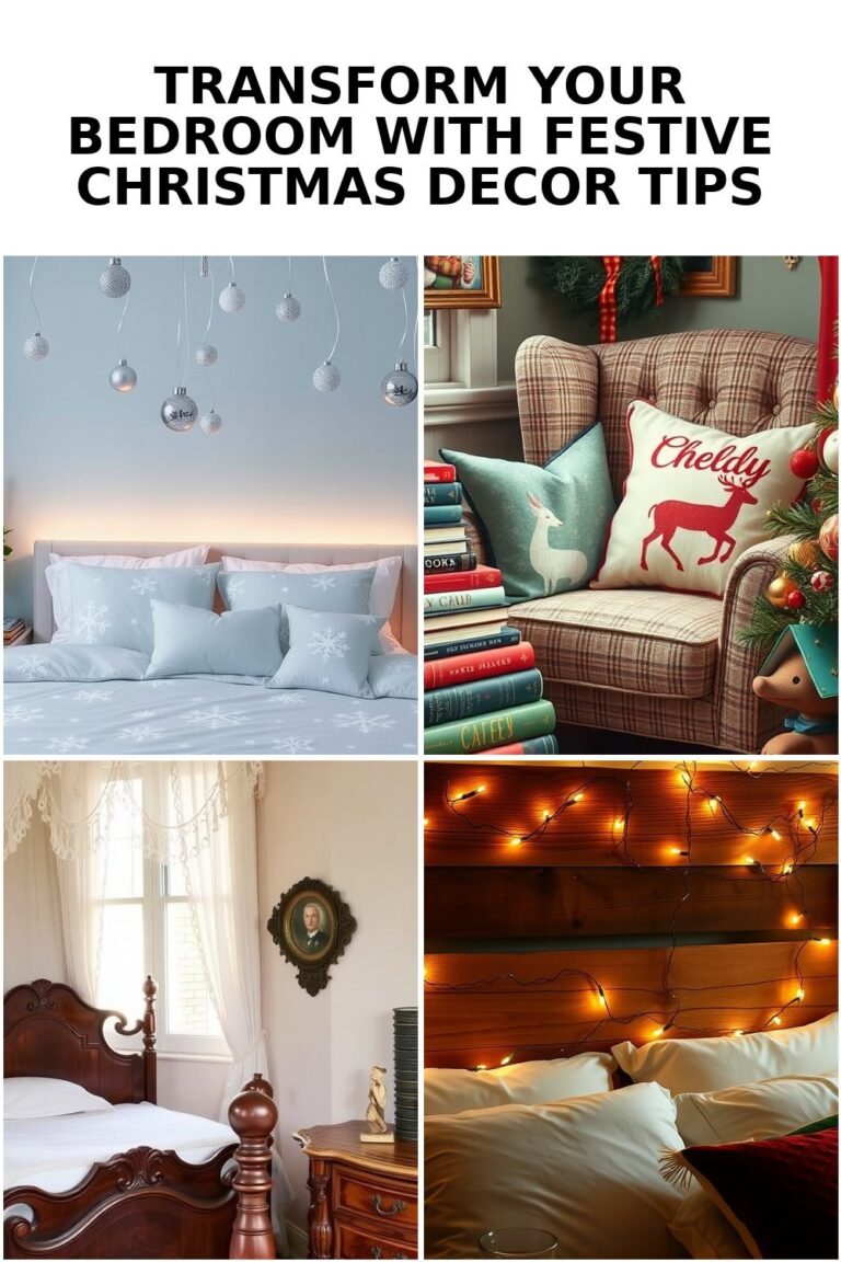 Transform Your Bedroom with Festive Christmas Decor Ideas