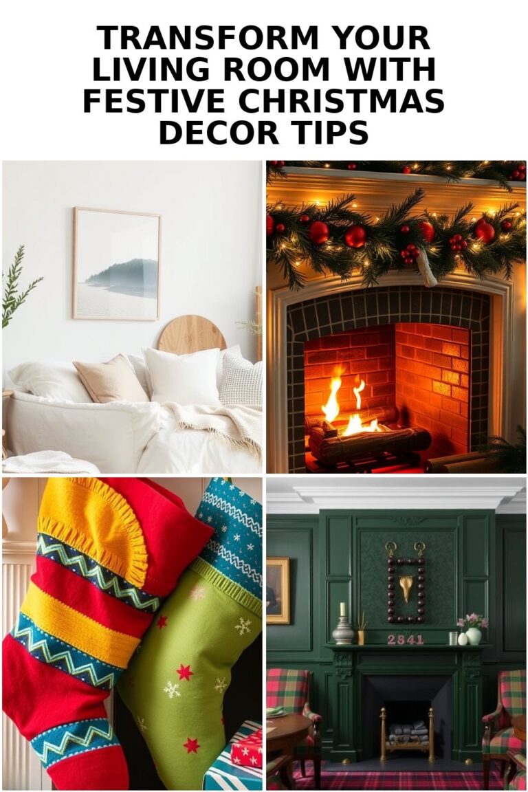 Transform Your Living Room with Festive Christmas Decor