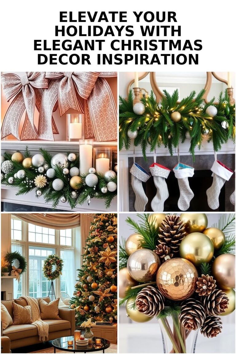 Elevate Your Holiday Spirit with Classy Christmas Decor