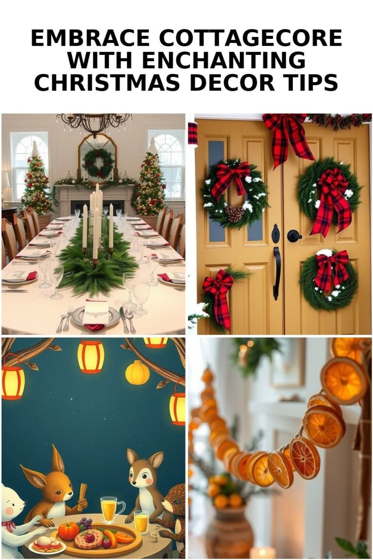 Enchanting Cottagecore Christmas Decor Inspiration for Your Home