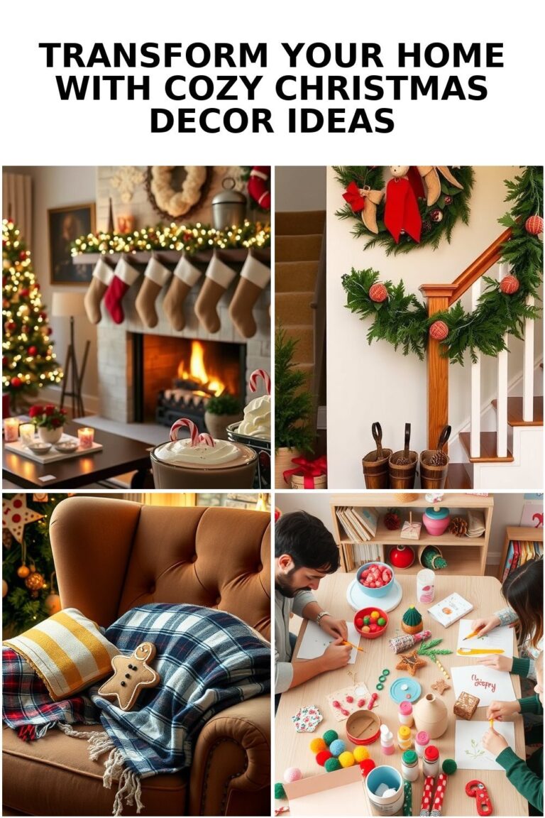 Transform Your Space with Cozy Christmas Decor Inspiration