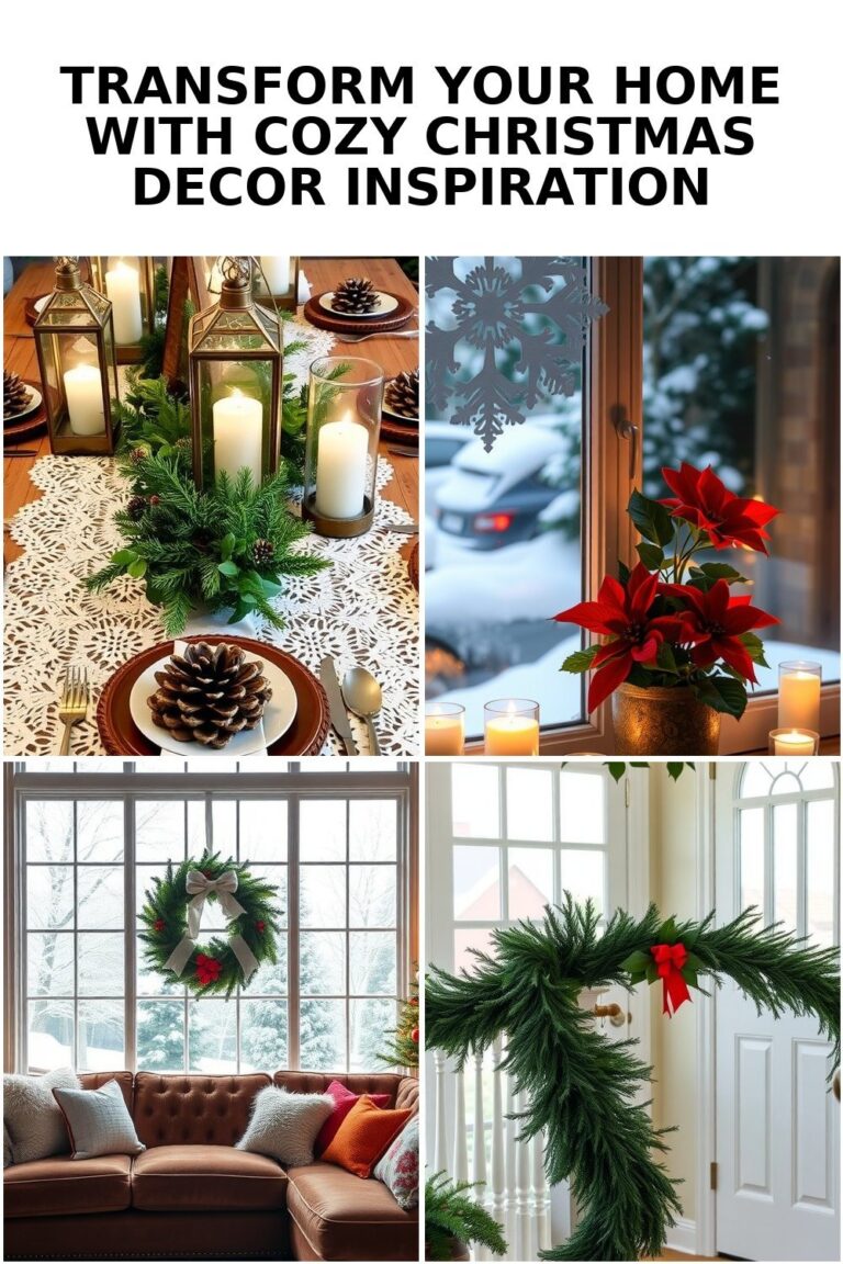 Transform Your Home with Cozy Christmas Decor Inspiration