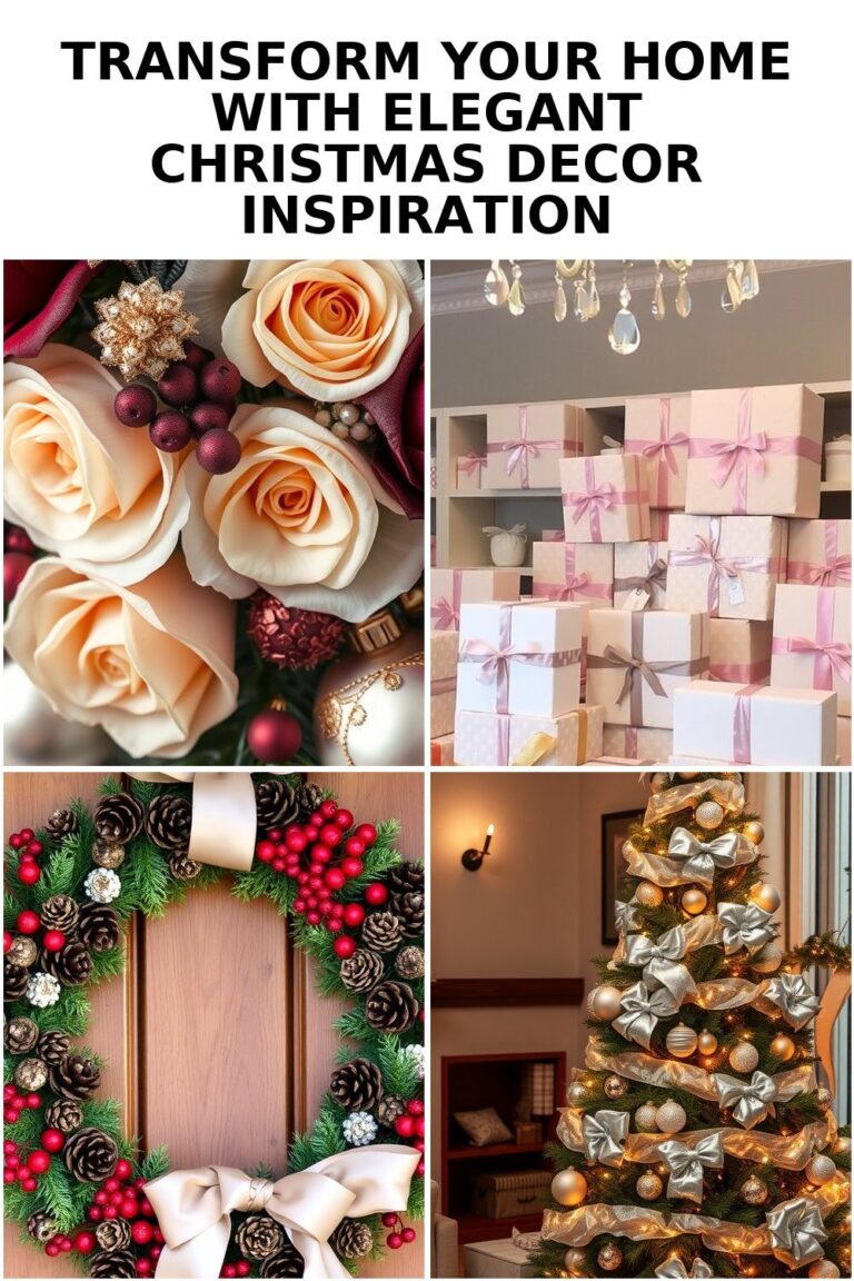 Elevate Your Holiday Spirit with Elegant Christmas Decor