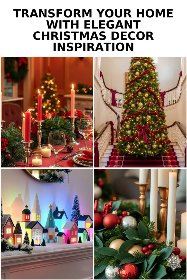 Transform Your Home with Elegant Christmas Decor Inspiration