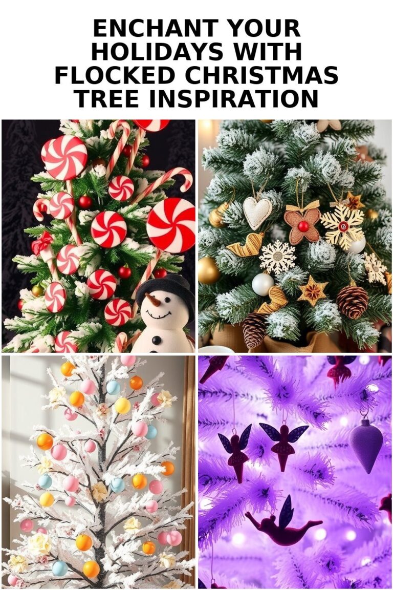 Transform Your Home with Flocked Christmas Tree Inspirations