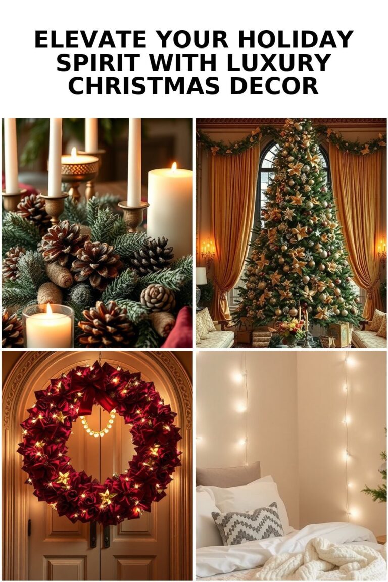 Elevate Your Holiday Spirit with Luxurious Christmas Decor