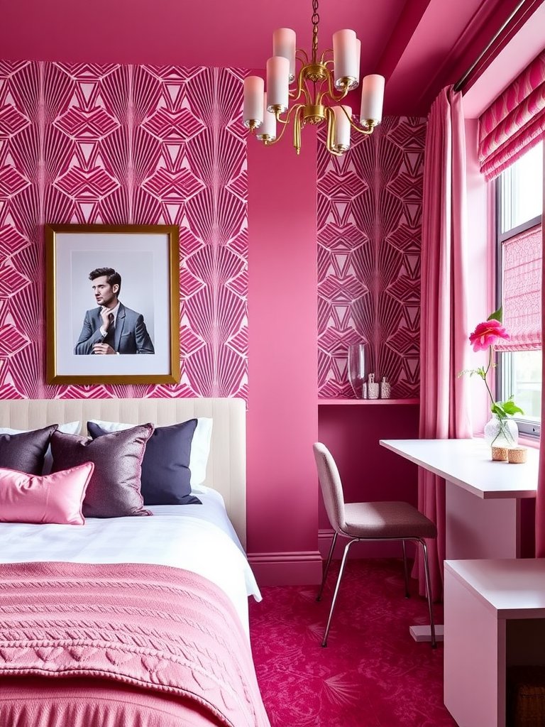 Bold Elegance In Pink