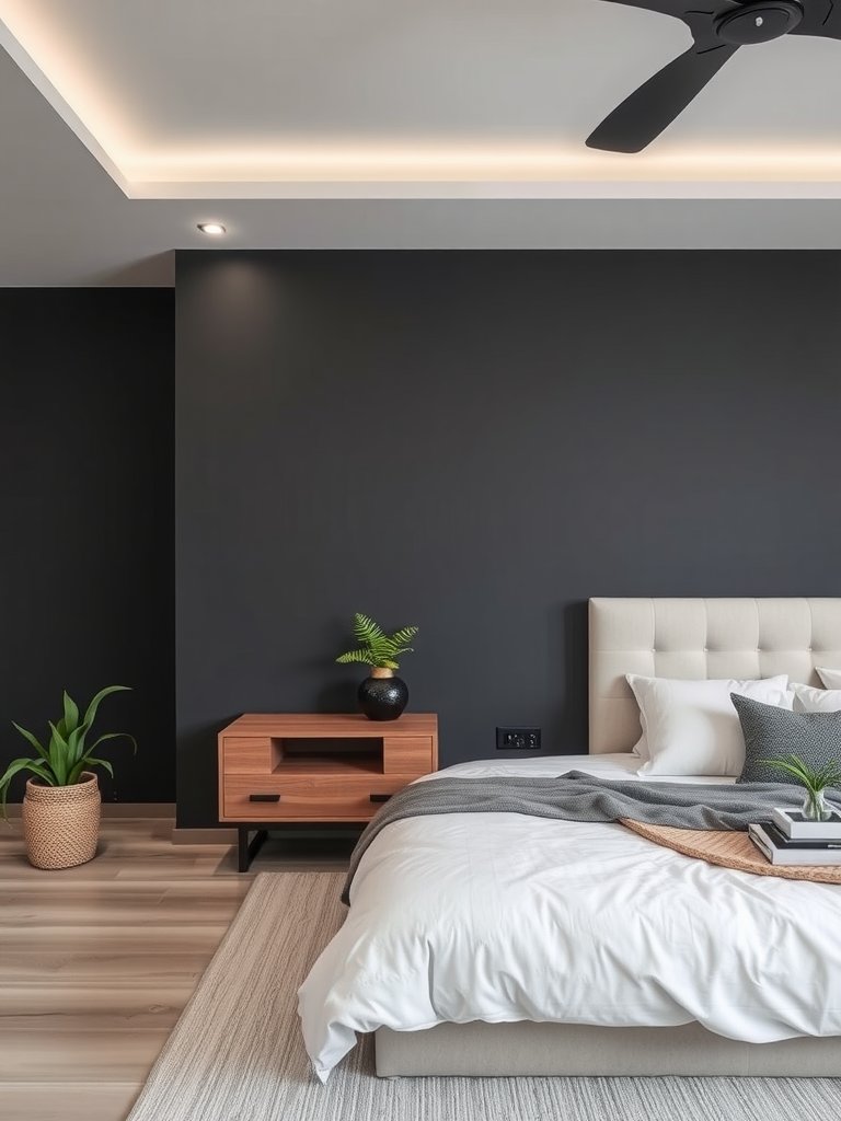 Charcoal Charm In Bedrooms