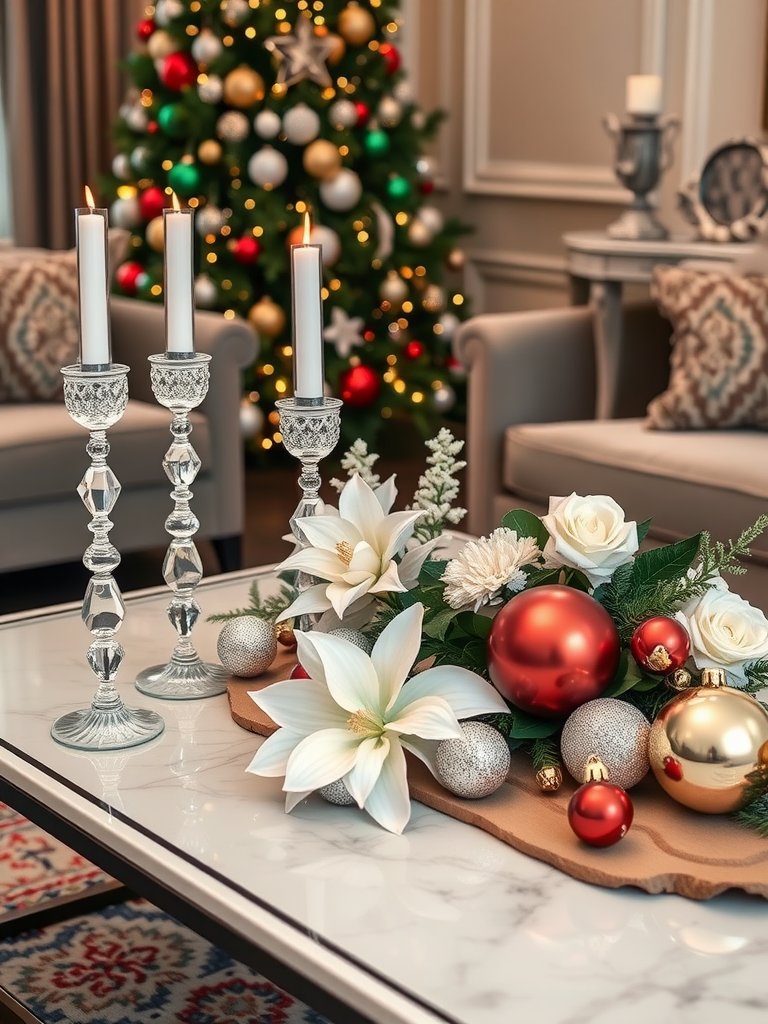 Glamorous Holiday Table Display