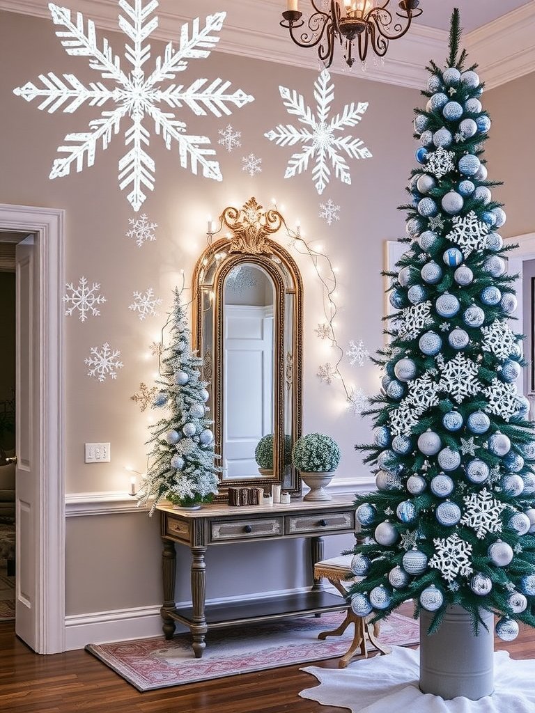 Enchanting Winter Entryway