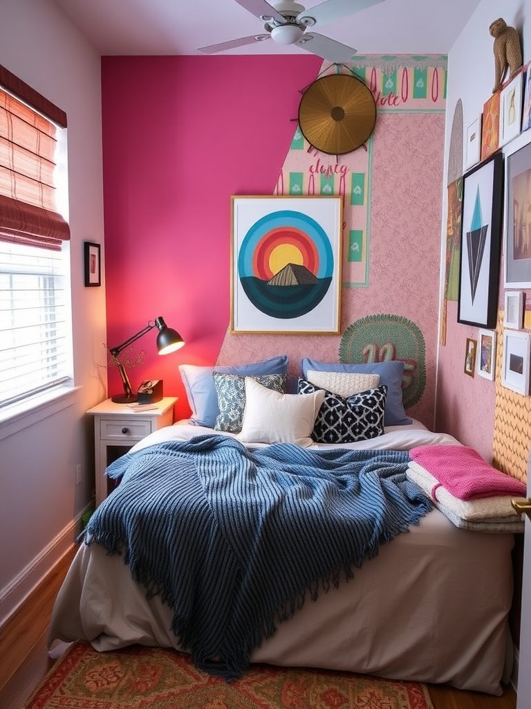 Colorful Sanctuary For Small Spaces