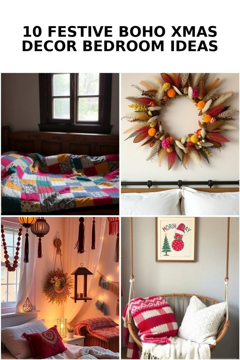 10 Charming Boho Xmas Decor Bedroom Ideas