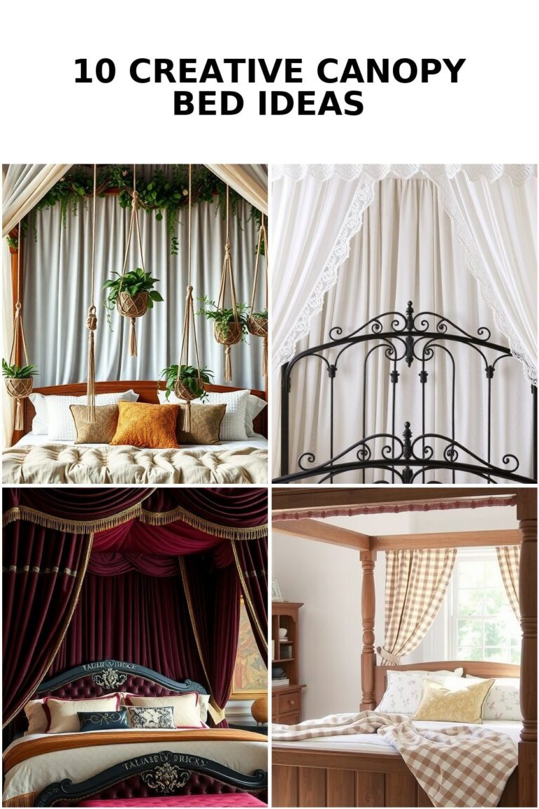 10 Enchanting Canopy Bed Ideas