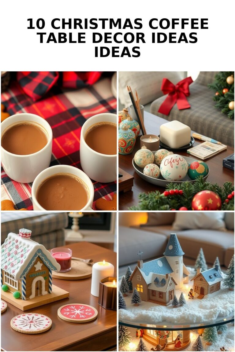 10 Christmas Coffee Table Decor Ideas 2024