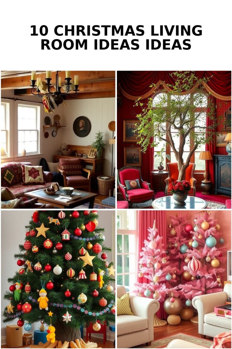 10 Christmas Living Room Ideas 2024