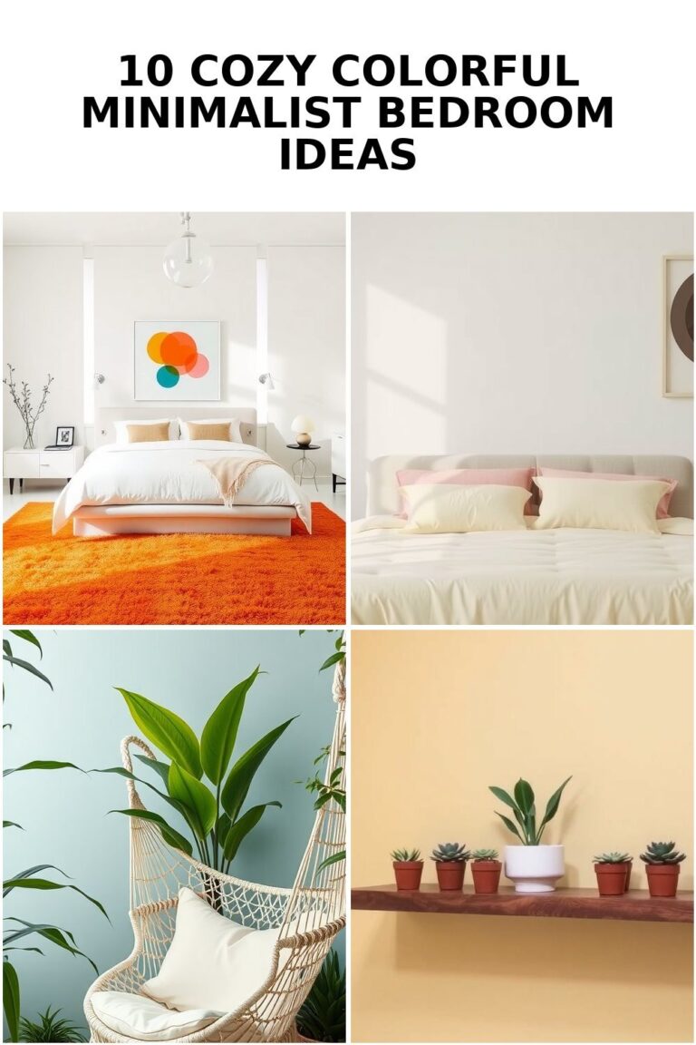 10 Dreamy Colorful Minimalist Bedroom Ideas
