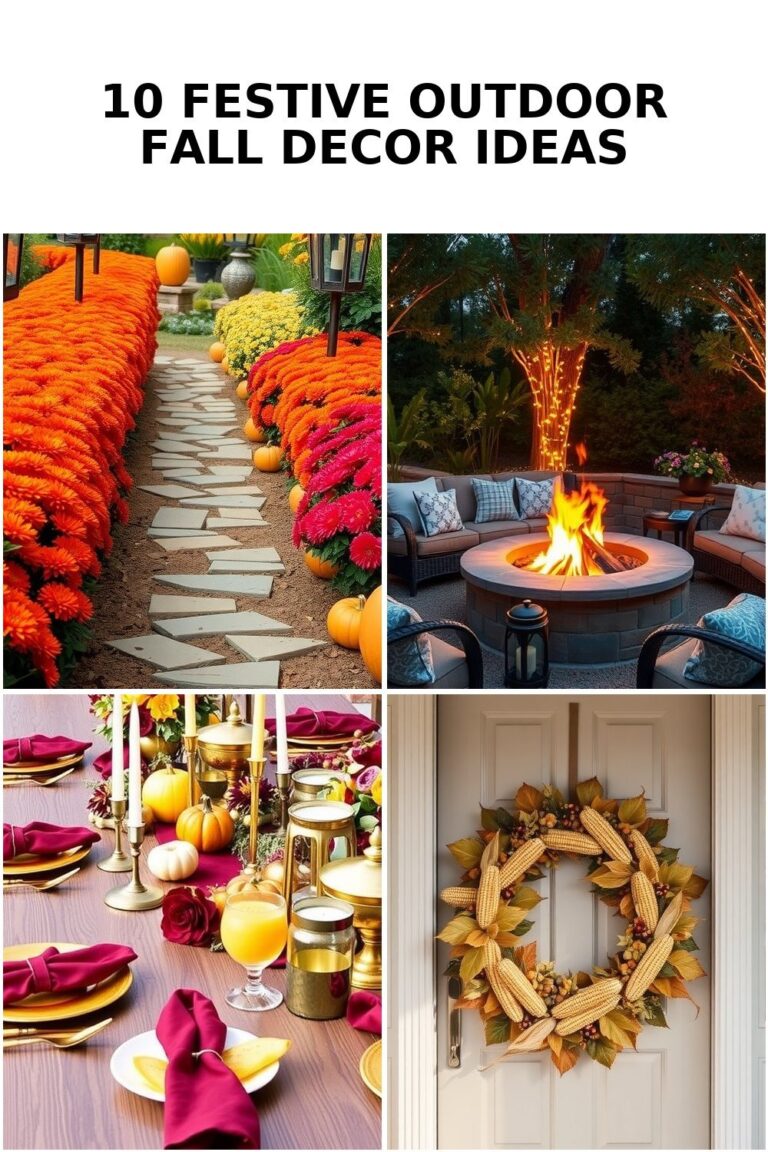 10 Festive Outdoor Fall Decor Ideas