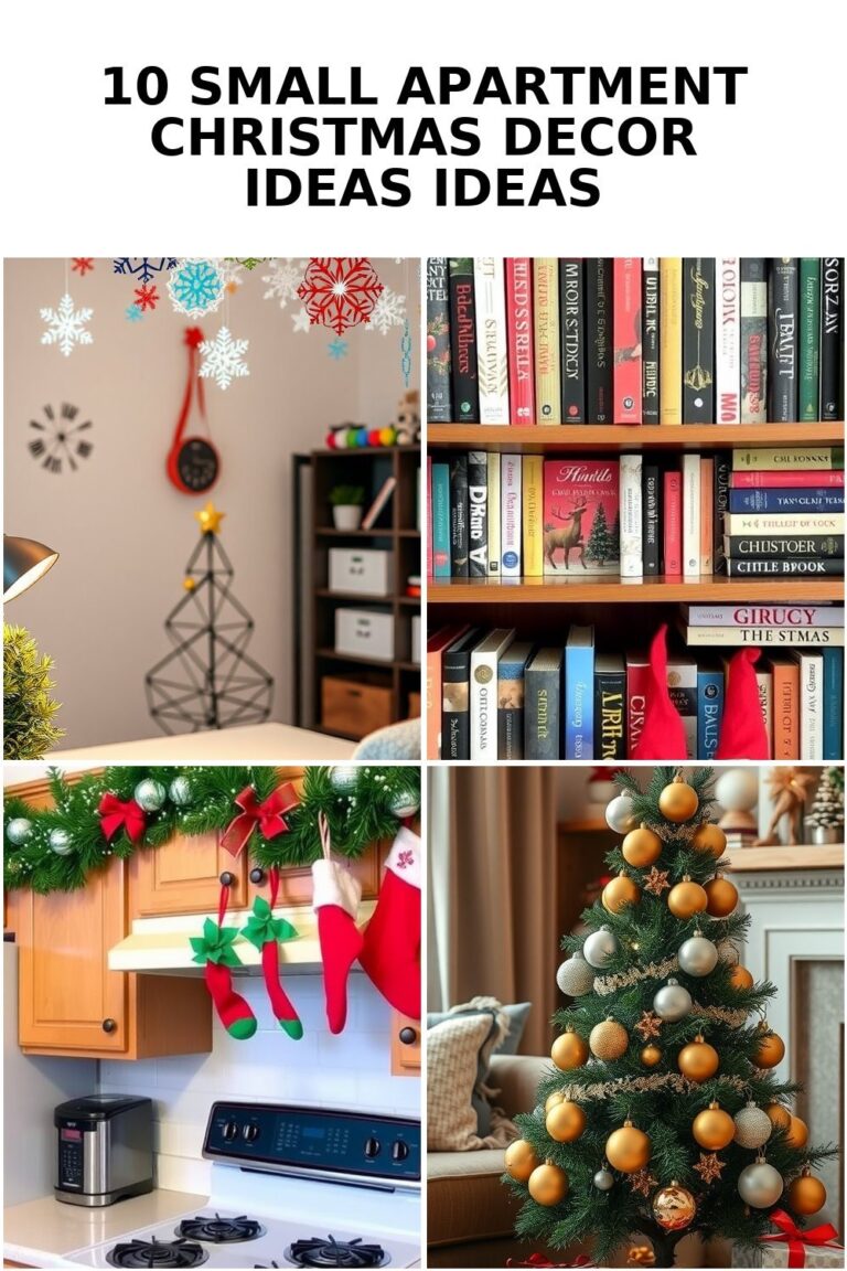 10 Small Apartment Christmas Decor Ideas 2024