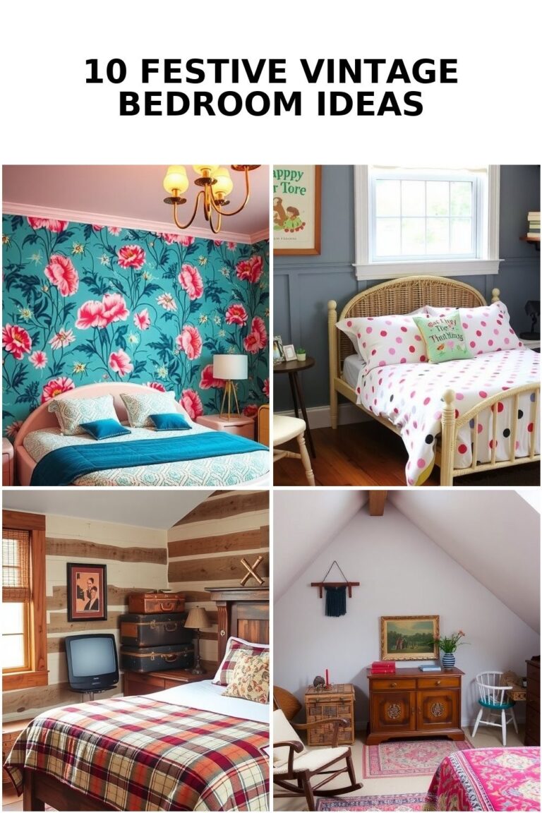 10 Inspiring Vintage Bedroom Ideas