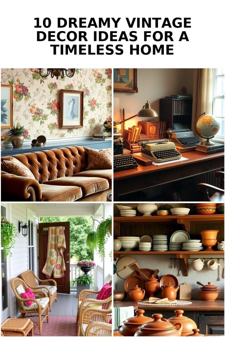 10 Stunning Vintage Decor Ideas for a Timeless Home