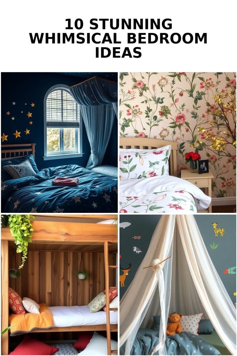 10 Stunning Whimsical Bedroom Ideas