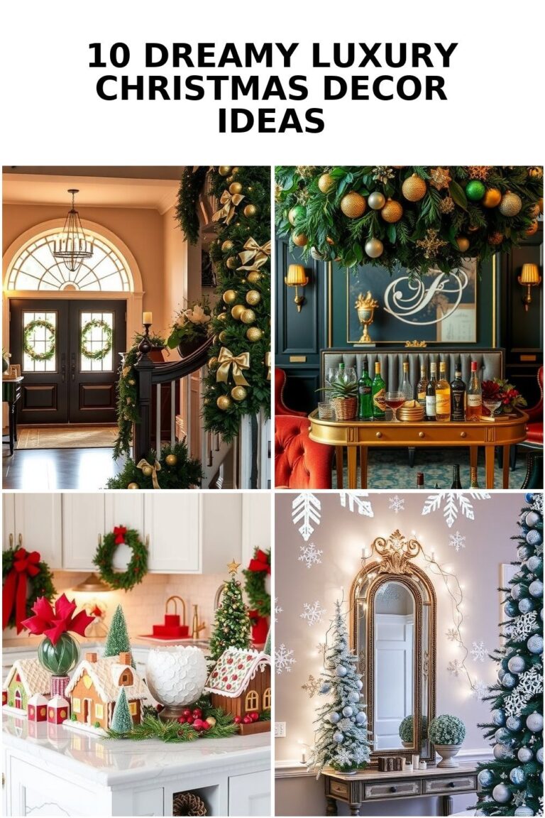 10 Festive luxury christmas decor Ideas