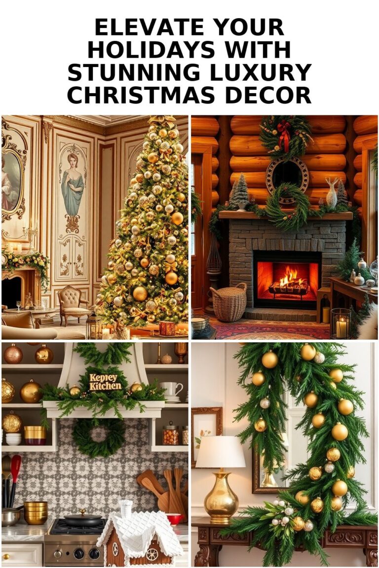 Elevate Your Holiday Spirit with Stunning Luxury Christmas Decor