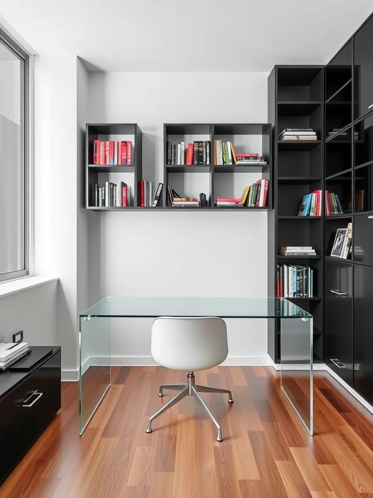 Sleek Serenity In Workspace