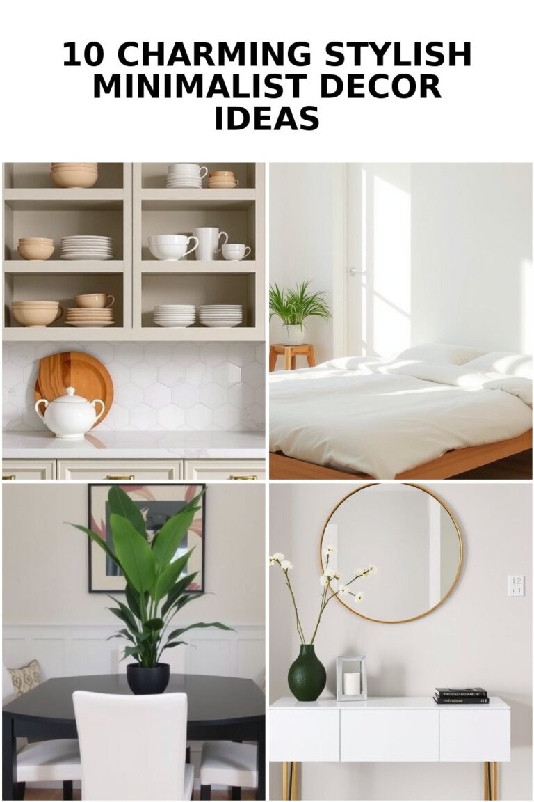 10 Creative Stylish Minimalist Decor Ideas